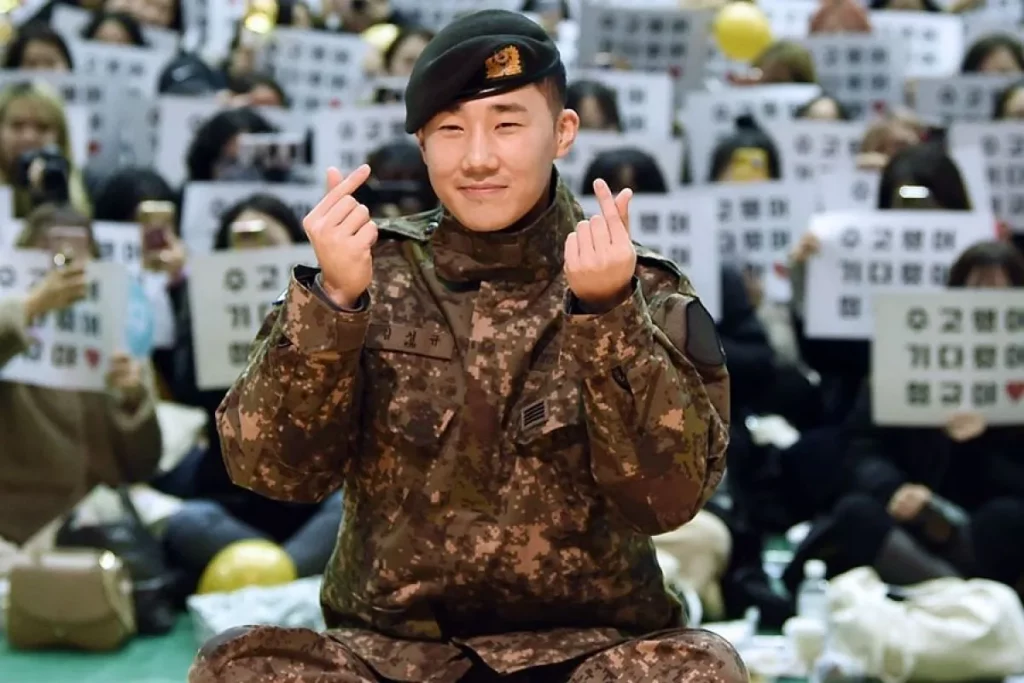 Wajib militer di Korea Selatan